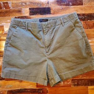 Banana Republic Olive Green Chino Shorts